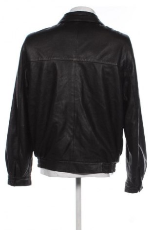 Ανδρικό δερμάτινο μπουφάν Daniel Hechter, Μέγεθος L, Χρώμα Μαύρο, Τιμή 139,99 €