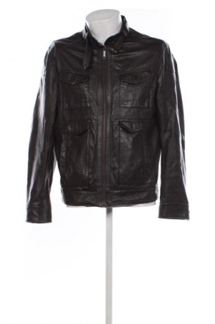 Męska skórzana kurtka Esprit, Rozmiar L, Kolor Brązowy, Cena 351,99 zł