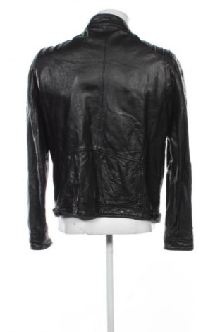 Ανδρικό δερμάτινο μπουφάν Gipsy, Μέγεθος L, Χρώμα Μαύρο, Τιμή 116,00 €