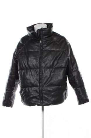 Ανδρικό δερμάτινο μπουφάν H&M, Μέγεθος XL, Χρώμα Μαύρο, Τιμή 25,00 €