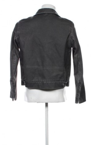 Męska skórzana kurtka H&M Divided, Rozmiar S, Kolor Szary, Cena 193,99 zł