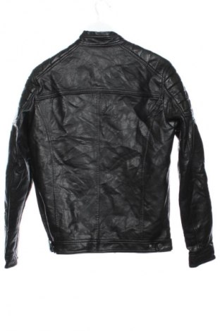 Férfi bőrdzseki Jack & Jones, Méret S, Szín Fekete, Ár 13 819 Ft
