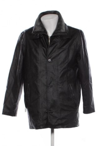 Ανδρικό δερμάτινο μπουφάν Jcc, Μέγεθος M, Χρώμα Μαύρο, Τιμή 54,99 €