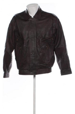 Ανδρικό δερμάτινο μπουφάν Jilani Collection, Μέγεθος XL, Χρώμα Καφέ, Τιμή 117,99 €