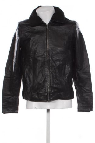 Ανδρικό δερμάτινο μπουφάν Le Temps Des Cerises, Μέγεθος M, Χρώμα Μαύρο, Τιμή 157,99 €