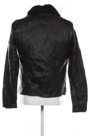 Ανδρικό δερμάτινο μπουφάν Le Temps Des Cerises, Μέγεθος M, Χρώμα Μαύρο, Τιμή 157,99 €