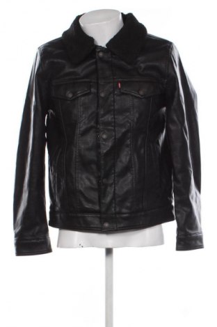 Ανδρικό δερμάτινο μπουφάν Levi's, Μέγεθος S, Χρώμα Μαύρο, Τιμή 86,99 €