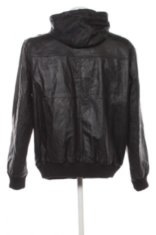 Ανδρικό δερμάτινο μπουφάν Peckott, Μέγεθος XXL, Χρώμα Μαύρο, Τιμή 55,00 €
