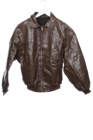 Pánská kožená bunda  SHEIN, Velikost XS, Barva Hnědá, Cena  629,00 Kč