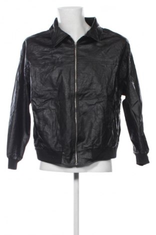 Férfi bőrdzseki SHEIN, Méret XL, Szín Fekete, Ár 10 629 Ft