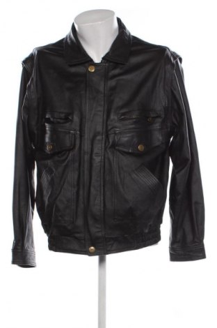 Męska skórzana kurtka Smooth, Rozmiar L, Kolor Czarny, Cena 272,99 zł