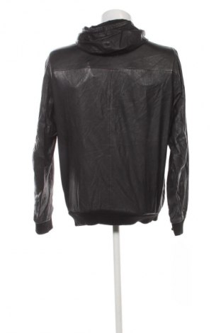 Férfi bőrdzseki Solid Jeans, Méret L, Szín Fekete, Ár 32 149 Ft