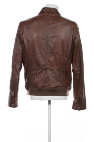 Ανδρικό δερμάτινο μπουφάν Trapper, Μέγεθος L, Χρώμα Πολύχρωμο, Τιμή 73,00 €