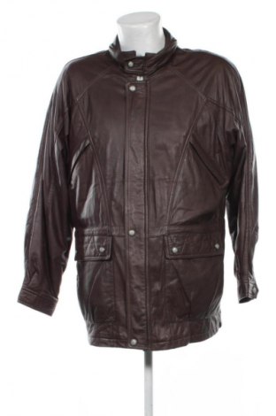 Męska skórzana kurtka Trapper, Rozmiar L, Kolor Brązowy, Cena 242,99 zł
