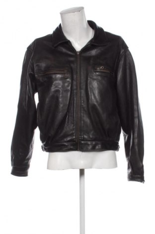 Ανδρικό δερμάτινο μπουφάν Unbranded, Μέγεθος XL, Χρώμα Μαύρο, Τιμή 55,99 €