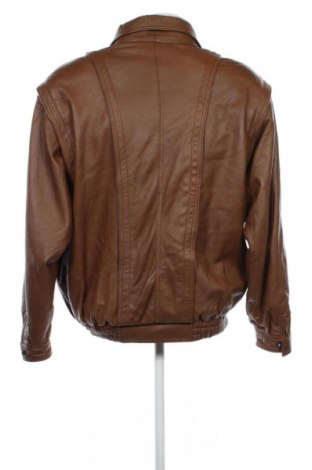 Geacă de piele pentru bărbati Unbranded, Mărime XXL, Culoare Maro, Preț 208,99 Lei
