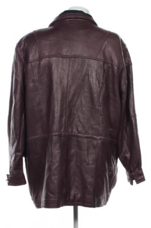Ανδρικό δερμάτινο μπουφάν Unbranded, Μέγεθος 3XL, Χρώμα Βιολετί, Τιμή 64,99 €