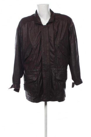 Geacă de piele pentru bărbati Unbranded, Mărime XXL, Culoare Maro, Preț 312,99 Lei