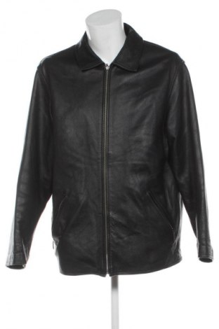 Мъжко кожено яке Unbranded, Размер XXL, Цвят Черен, Цена 39,36 €