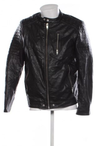 Férfi bőrdzseki Zara, Méret XL, Szín Fekete, Ár 10 519 Ft