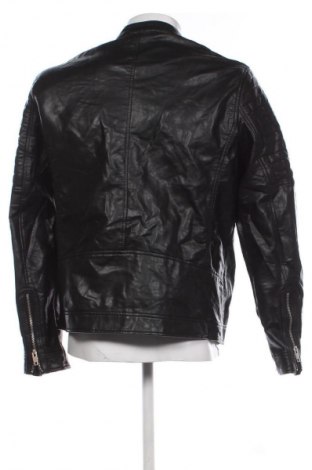Férfi bőrdzseki Zara, Méret XL, Szín Fekete, Ár 10 519 Ft