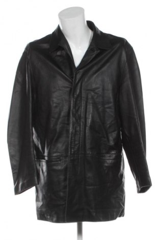Ανδρικό δερμάτινο μπουφάν BOSS, Μέγεθος XL, Χρώμα Μαύρο, Τιμή 264,99 €