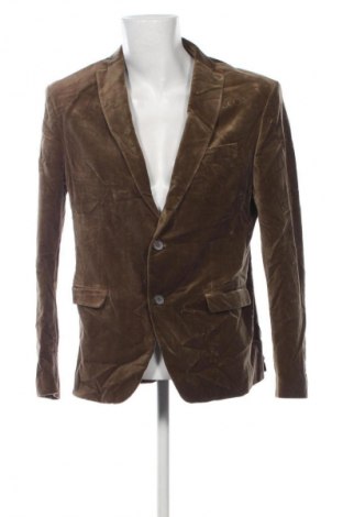 Мъжко сако Zara, Размер XL, Цвят Кафяв, Цена 13,80 €