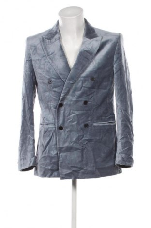 Ανδρικό σακάκι Zara, Μέγεθος M, Χρώμα Μπλέ, Τιμή 14,99 €