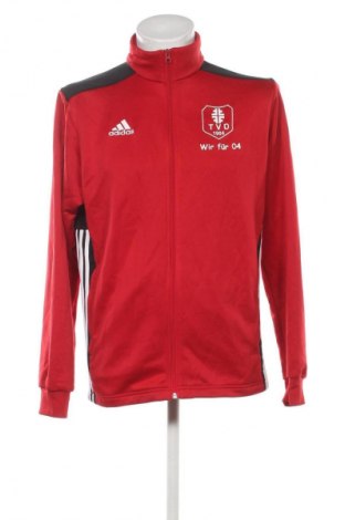 Мъжко спортно горнище Adidas, Размер L, Цвят Червен, Цена 19,94 €