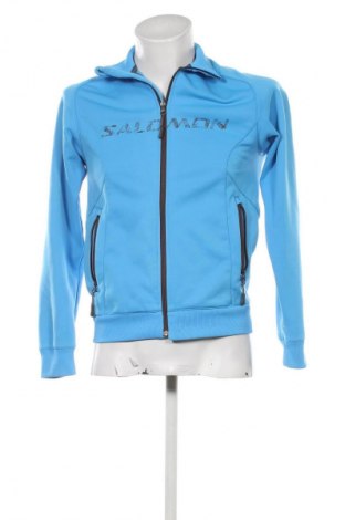 Ανδρική αθλητική ζακέτα Salomon, Μέγεθος S, Χρώμα Μπλέ, Τιμή 48,99 €