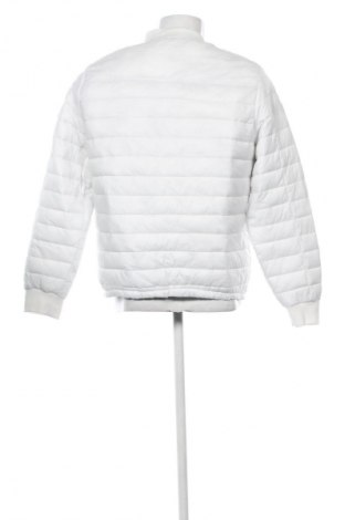 Ανδρικό μπουφάν Bershka, Μέγεθος XL, Χρώμα Λευκό, Τιμή 25,00 €