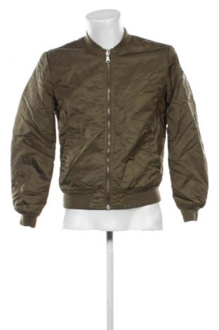 Ανδρικό μπουφάν Bershka, Μέγεθος M, Χρώμα Πράσινο, Τιμή 16,99 €