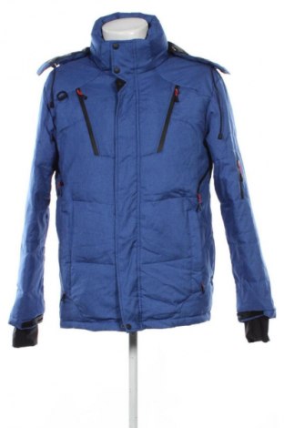 Ανδρικό μπουφάν Unbranded, Μέγεθος 4XL, Χρώμα Μπλέ, Τιμή 19,99 €