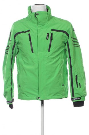 Ανδρικό μπουφάν για χειμερινά σπορ Icepeak, Μέγεθος M, Χρώμα Πράσινο, Τιμή 58,99 €