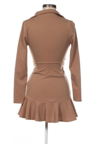 Kleid Boohoo, Größe S, Farbe Beige, Preis 12,99 €
