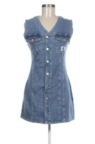 Rochie Calvin Klein Jeans, Mărime S, Culoare Albastru, Preț 634,99 Lei