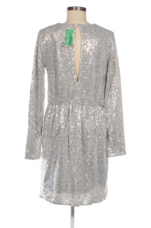Kleid United Colors Of Benetton, Größe M, Farbe Silber, Preis € 84,98