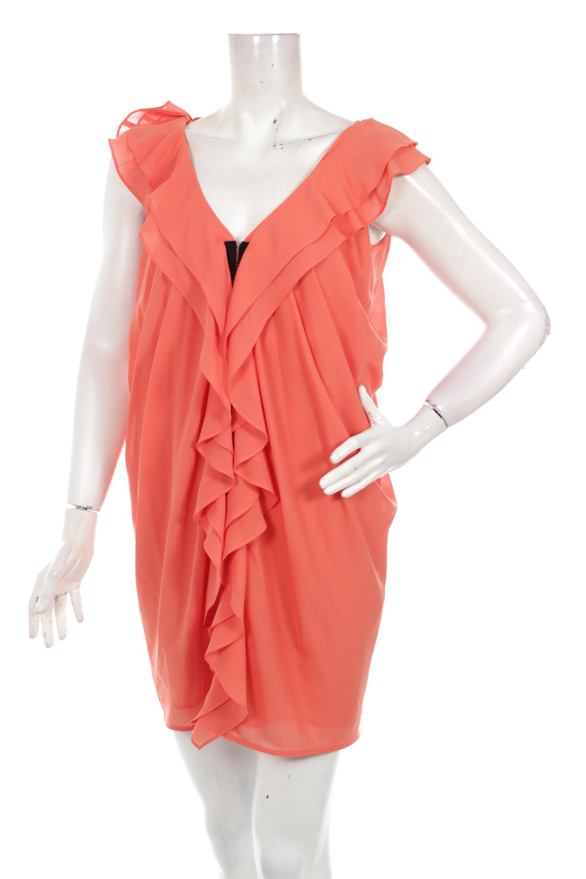 Γυναικείο πουκάμισο H&M, Μέγεθος XS, Χρώμα Πορτοκαλί, Τιμή 19,07 €