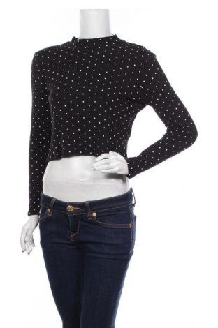 Bluză de femei H&M Divided, Mărime L, Culoare Negru, 96% viscoză, 4% elastan, Preț 68,42 Lei