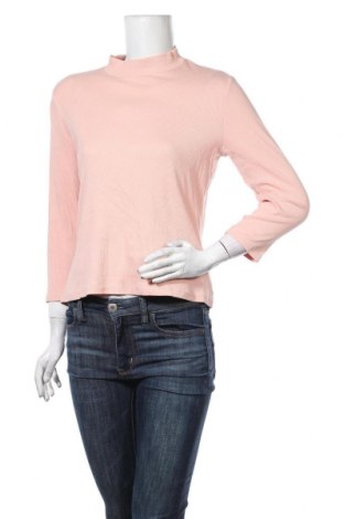 Дамска блуза Monki, Размер L, Цвят Розов, 96% памук, 4% еластан, Цена 27,30 лв.