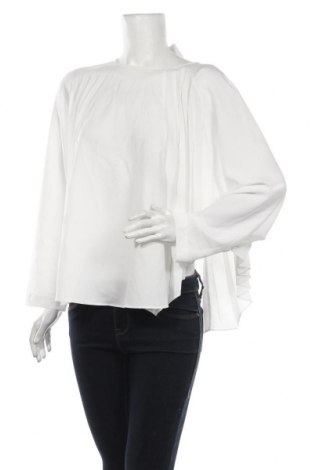 Дамска блуза Zara, Размер L, Цвят Бял, Полиестер, Цена 8,82 лв.