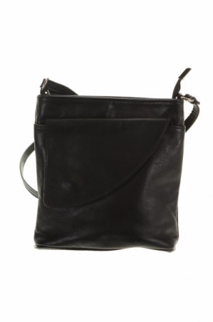 Γυναικεία τσάντα, Χρώμα Μαύρο, Γνήσιο δέρμα, Τιμή 20,13 €