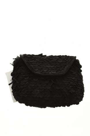 Дамска чанта Antik Batik, Цвят Черен, Естествен велур, Цена 252,45 лв.