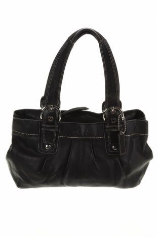 Дамска чанта Coach, Цвят Черен, Естествена кожа, Цена 132,30 лв.