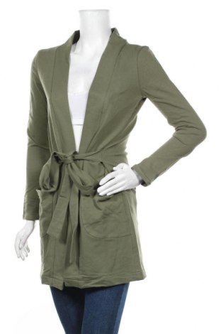 Damen Strickjacke Naoko, Größe S, Farbe Grün, Baumwolle, Preis 14,25 €