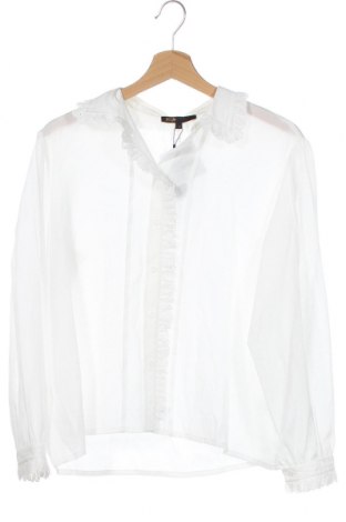 Γυναικείο πουκάμισο Maje, Μέγεθος XS, Χρώμα Λευκό, 52% βισκόζη, 48% πολυεστέρας, Τιμή 47,55 €