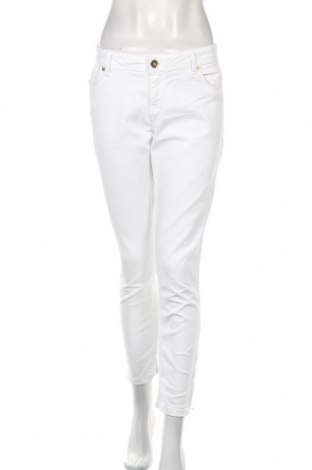 Blugi de femei Zara, Mărime XL, Culoare Alb, 72% bumbac, 28% elastan, Preț 114,47 Lei