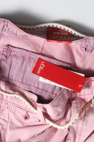 Дамски панталон S.Oliver, Размер XL, Цвят Розов, 98% памук, 2% еластан, Цена 81,75 лв.