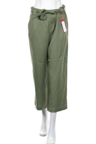 Дамски панталон S.Oliver, Размер M, Цвят Зелен, Лиосел, Цена 64,35 лв.