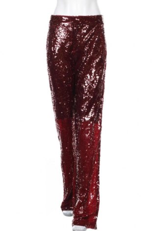 Dámské kalhoty  Zara, Velikost M, Barva Červená, Polyester, Cena  350,00 Kč
